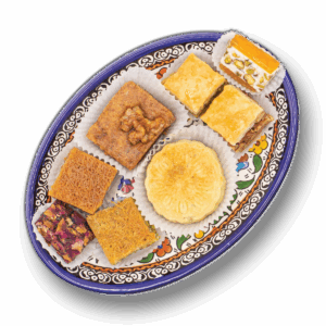 Plateau de mini pâtisseries orientales