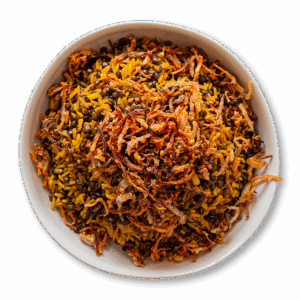 Riz au lentilles Mujaddara